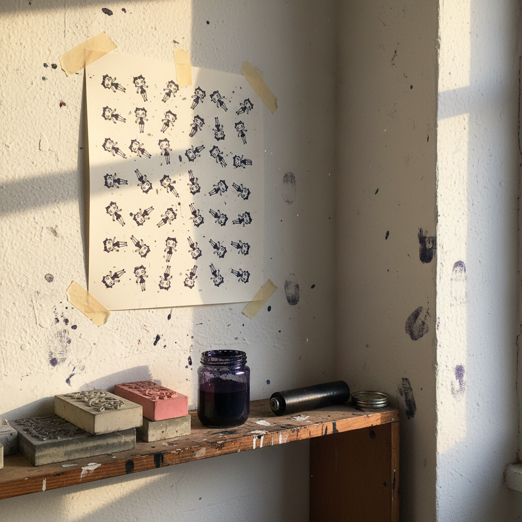 Young Bettys on the wall